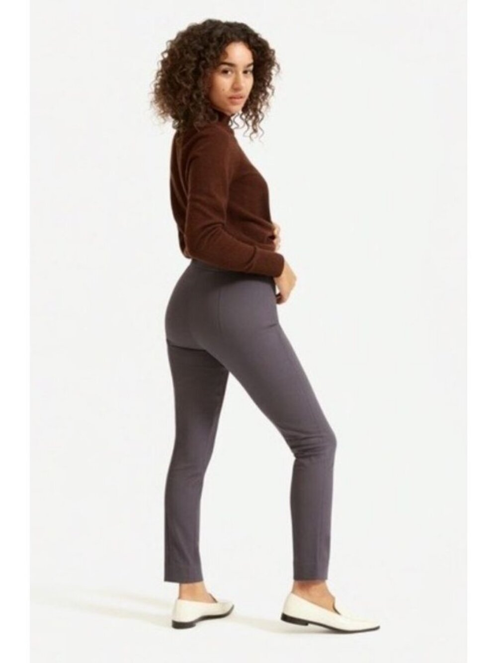 Everlane The Side Zip Work Pant Women's Size 00 Slate Grey New With Tags!